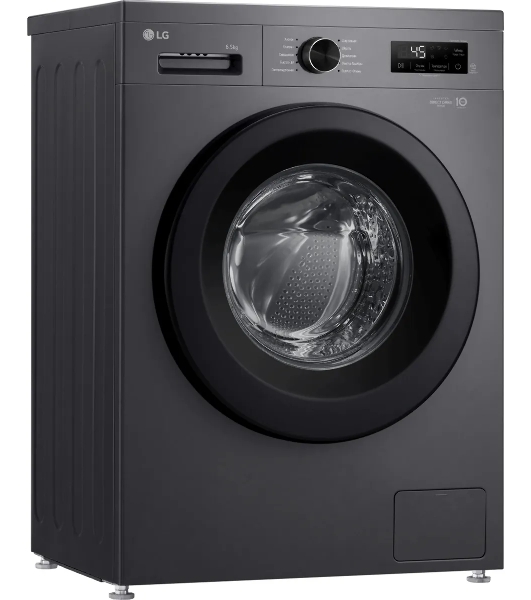 Стиральная машина LG F2Y1WS6J темно-серый, загрузка фронтальная 6,5 кг, 1200 об/мин., класс: A