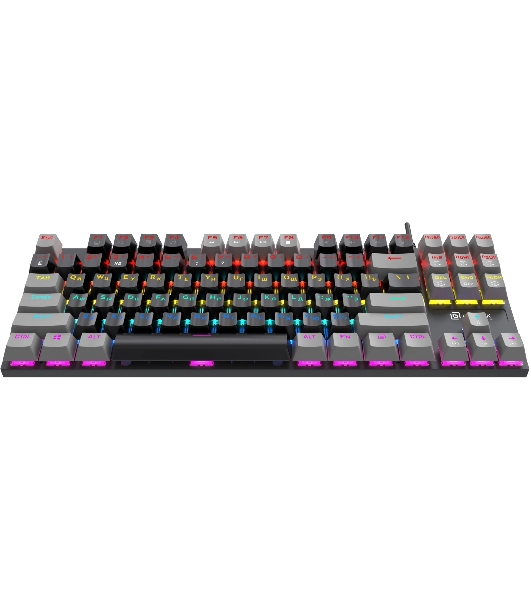 Клавиатура Oklick K600X проводная, USB Type-A, серый