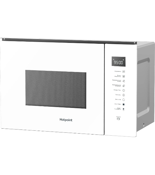 Микроволновая печь Hotpoint MF25G WH H белый, 25 л, 900 Вт, переключатели - сенсорные