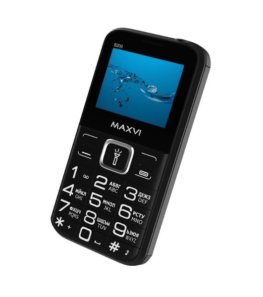 Мобильный телефон Maxvi B200 черный