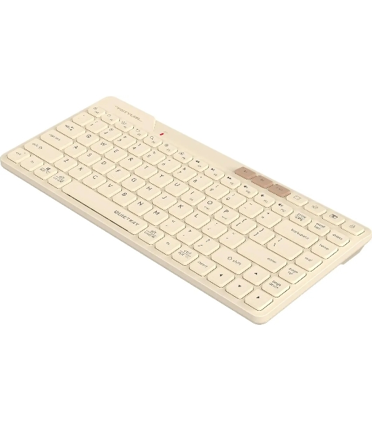 Клавиатура беспроводная A4Tech Fstyler FBK26C AS, USB, Bluetooth/Радиоканал, бежевый