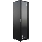 Шкаф коммутационный NTSS Премиум (NTSS-R42U6060GS-BL) напольный 42U 600x600мм пер.дв.стекл металл 900кг черный 510мм 86кг 1987мм IP20 сталь, фото4