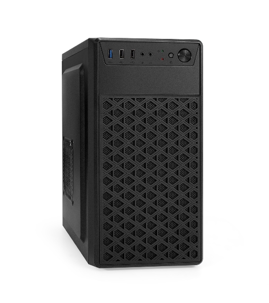Компьютерный корпус Minitower ExeGate mEVO-7803 (mATX, без БП, 2*USB+1*USB 3.0, HD аудио, черный, 2 вент. 12см с RGb подсветкой)