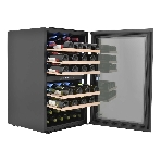 Винный шкаф встраиваемый ZÜGEL ZCWI570DB черный, 145 л, 2 отсека, 57 бут., фото4