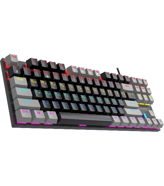 Клавиатура Oklick K600X проводная, USB Type-A, серый