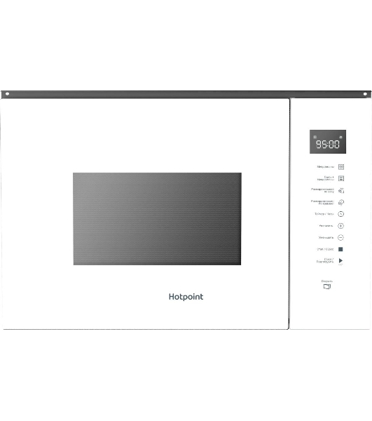 Микроволновая печь Hotpoint MF25G WH H белый, 25 л, 900 Вт, переключатели - сенсорные