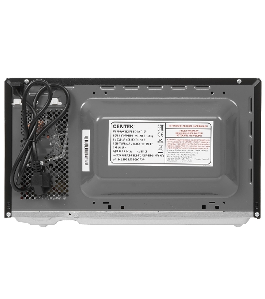 Микроволновая печь Centek CT-1551 черный, 20 л, 700 Вт, переключатели - сенсор
