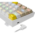 Клавиатура Redragon Fizz проводная, USB Type-A, белый, фото12