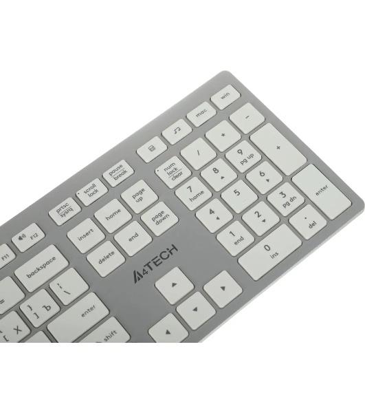 Клавиатура проводная A4Tech Fstyler FX50, USB, белый