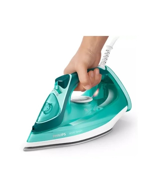 Утюг Philips DST3030/70 бирюзовый, 2400 Вт, 40 г/мин, 180 г/мин, 300 мл