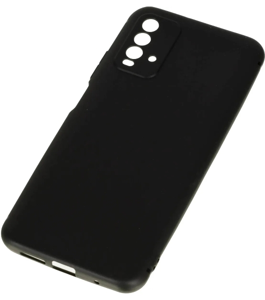 Чехол (клип-кейс) BORASCO Silicone Case, для Xiaomi Redmi 9t, черный