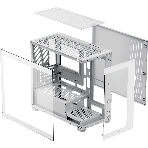 Корпус Ocypus Gamma C52 WH, Mini-Tower, белый, фото3