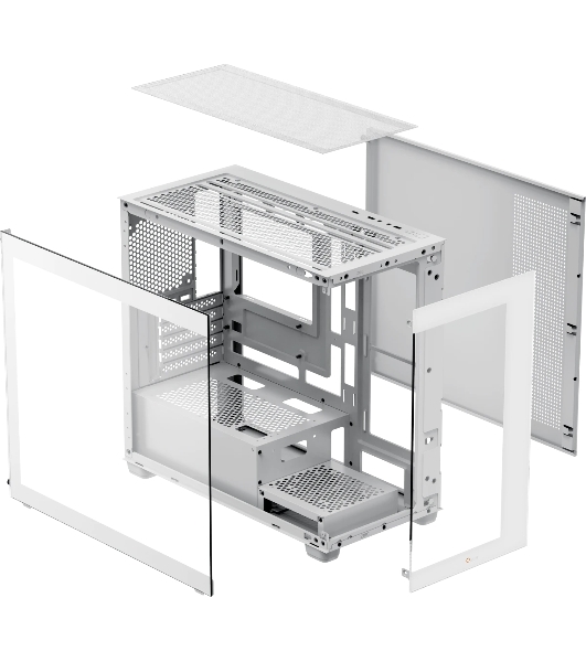 Корпус Ocypus Gamma C52 WH, Mini-Tower, белый