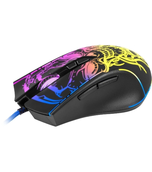 Мышь проводная Defender Bulletstorm GM-928 черный, 7200 dpi, USB, кнопки - 7