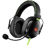 Гарнитура Defender Toxic чёрный, проводная, USB / mini jack 3.5 мм, подсветка, фото 1