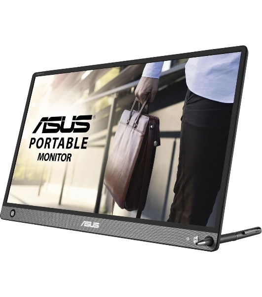 Монитор 15.6' ASUS ZenScreen MB16AHP IPS 1920x1080, 60 Гц, 5 мс, 16:9, 250 кд/м², micro HDMI, USB-C, динамики, черный