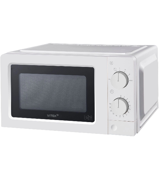 Микроволновая печь Vitek VT-MW0820 белый, 20 л, 700 Вт, переключатели - поворотный механизм