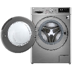 Стиральная машина LG F4V5RYP2T серебристая, загрузка фронтальная 10 кг, 1400 об/мин, класс B, фото2