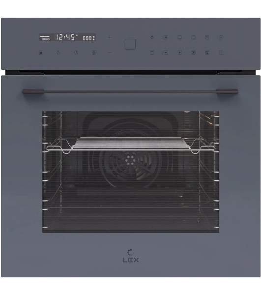 Духовой шкаф электрический LEX EDS 101 GR, встраиваемый, серый