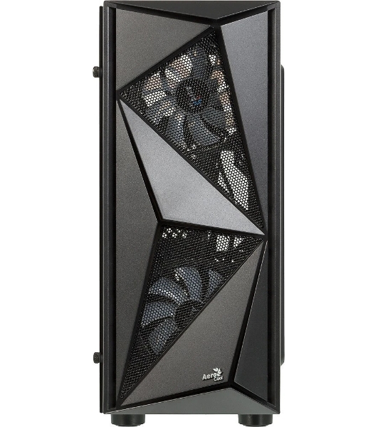 Компьютерный корпус Aerocool/Formula Glider Cosmo V1 без БП, ATX, боковое окно (закаленное стекло), черный