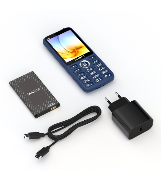 Мобильный телефон Maxvi K15c синий