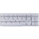 Клавиатура Acer OKW500 проводная, USB Type-A, белый, фото 1