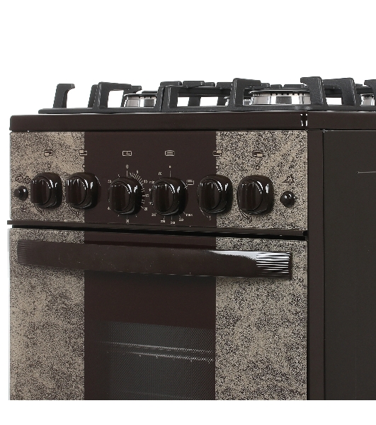 Плита газовая Gefest 5500-02 0114 коричневый, конфорок 4 шт, духовка 52 л, 50 см x 85 см x 58.5 см
