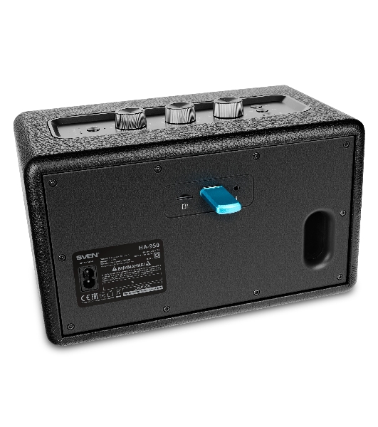 Аудиосистема SVEN HA-950, черный, МДФ, эко-кожа (60 Вт, Bluetooth, USB, Micro SD, пульт)