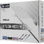 Материнская плата ASRock B760M-HDV/M.2, LGA 1700, Intel B760, 2xDDR5, 4xSATA, 2xM.2, 1xPCI-E 4.0 x16, 2xPCI-E x1, 1xDP, 1xHDMI, 1xVGA, 1x 2.5Gb LAN, 2xUSB-A 3.2 Gen 1, 3xUSB 2.0, 3x3.5 мм, 7.1, Micro-ATX, фото6