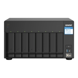 Сетевое хранилище без дисков SMB QNAP TS-832PX-4G 8-Bay NAS, AL324 64-bit quad-core 1.7GHz, 4Gb DDR4 SO-DIMM RAM (up to 1x16 Gb), 8 x 3.5'/2.5' drive slots, 2 x 10GbE SFP+ LAN, 2 x 2.5 GbE LAN, 3 x USB 3.2, PCIe slotGen.2 x 2, 3xUSB 3.2