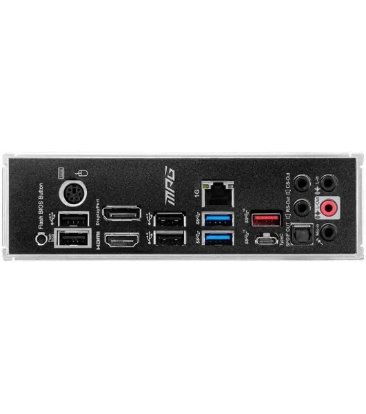 Материнская плата MSI MPG B550 GAMING PLUS, AM4, AMD B550, 4xDDR4, 6xSATA, 2xM.2, 1xPCI-E 4.0 x16, 1xPCI-E 3.0 x4, 2xPCI-E x1, 1xHDMI, 1xDP, 1x 1Gb LAN, 4xUSB-A 2.0, 2xUSB-A 3.2 Gen 1, 1xUSB-A 3.2 Gen 2, 1xUSB-C 3.2 Gen 2, 5x3.5 мм, 7.1, ATX
