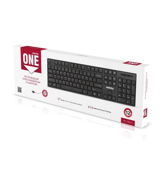 Клавиатура беспроводная мультимедийная Smartbuy (SBK-238AG-K) ОNE 238 USB