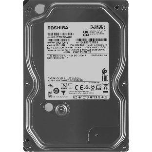 Жесткий диск Toshiba Surveillance HDD 3.5' SATA 2Tb, 5400rpm, 128MB buffer, 512e, SMR, DT02ABA200V, 1 year