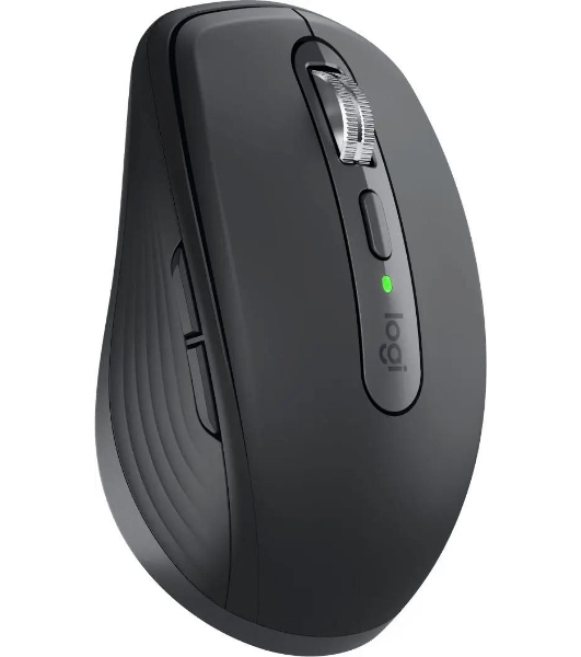 Мышь беспроводная/проводная Logitech MX Anywhere 3S графитовый, 8000 dpi, радиоканал, Bluetooth, USB, кнопки - 6