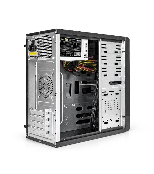 Корпус ExeGate MA-371X-UN500, Mini-Tower, чёрный, БП 500 Вт
