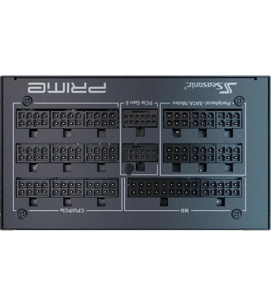 Блок питания Seasonic ATX 1600W PRIME TX-1600 Gen.5 80+ titanium (20+4pin) APFC 135mm fan 18xSATA Cab Manag RTL