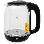 Электрочайник BQ KT1830G черный, 1.7 л, 2200 Вт, скрытый нагревательный элемент, фото 1