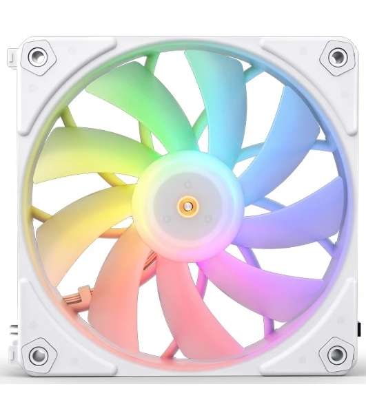 Вентилятор для корпуса JONSBO ZF-120W (120x120x25мм, 4-pin PWM, ARGb, 61.0CFM, 28.9dBA, 1500RPM, белый, 3pcs)