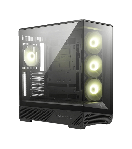 Компьютерный корпус MSI MAG PANO 130R PZ 2xUSB 3.2 Gen 1, 1xUSB 3.2 Gen2 Type-C, 3x120мм ARGB Reverse Blade Fan, 1x120мм ARGB Fan, 1 to 3 Fan PWM Splitter, Tempered Glass Window