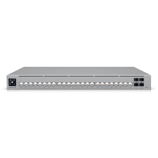 Kоммутатор PoE в стойку Ubiquiti UniFi Switch Pro HD 24 PoE, 22х 2.5G RJ45, 2х 10G RJ45, 4х 10G SFP+, раздача 600 Вт