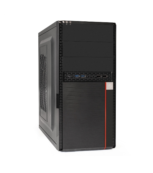 Корпус ExeGate MA-371X-UN500, Mini-Tower, чёрный, БП 500 Вт