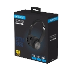 Беспроводные наушники Maxvi MHF-200BT черный, полноразмерные, Bluetooth, встроенный микрофон, до 15 ч, фото9
