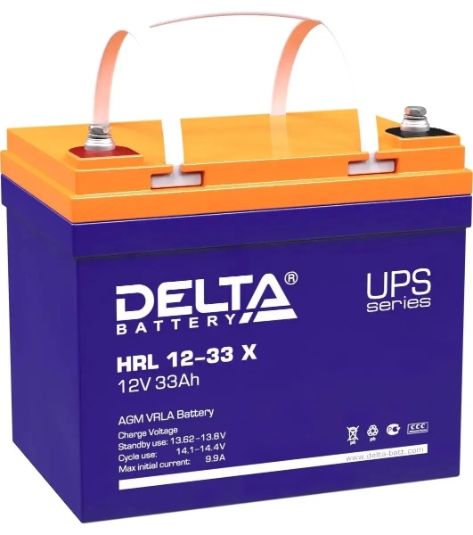 Батарея для ИБП Delta HRL 12-33 X 12В 33А·ч
