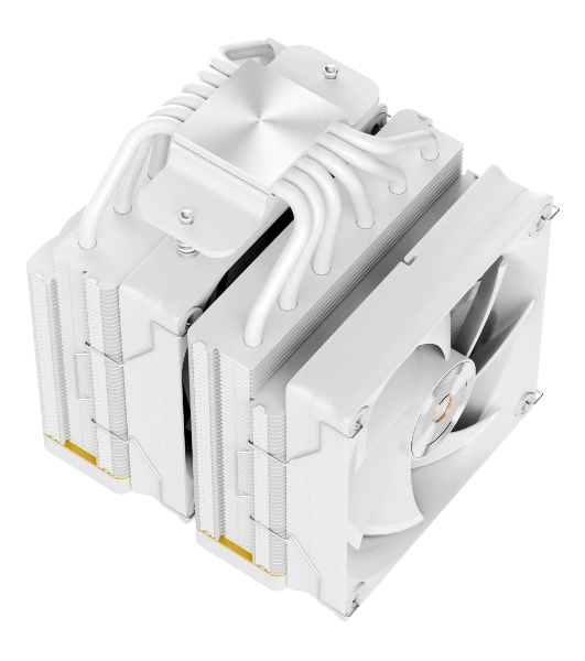 Кулер Ocypus Iota A62 WH Iota-A62-WH белый 120мм алюминий+медь 2000rpm 29db 4-pin 260W 158мм