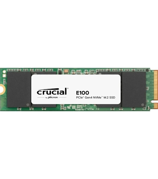 Накопитель SSD Crucial E100, 1Tb, PCIe 4.0 x4, M.2 2280, NVMe, R/W 5000/4500
