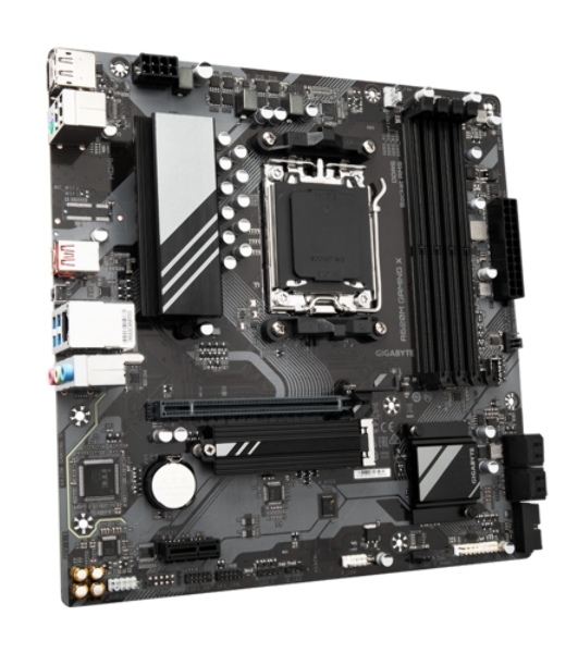 Материнская плата Gigabyte A620M GAMING X, Micro-ATX, AM5, AMD A620, 4xDDR5, 4xSATA, 1xM.2, 1xPCI-E 4.0 x16, 1xPCI-E x1, 1xHDMI, 1xDP, 1x 1Gb LAN, 1xUSB 3.2 Gen 2, 2xUSB 2.0, 2xUSB 3.2 Gen 1, 3x3.5мм, 7.1, ATX