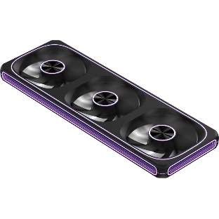 Вентилятор для корпуса Formula Air Fusion 3 BK ARGb 360х120x28 черный 4-pin 34.95дБ Ret