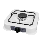 Плита настольная газовая Centek CT-1520 белый, 1.7 кВт, газ, конфорки - 1, эмаль, поворотные переключатели, фото5