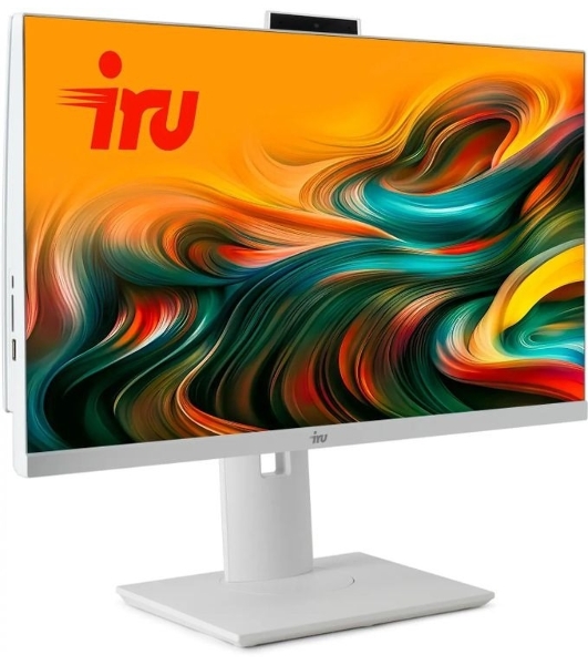 Моноблок IRU Tactio 23IW 23.8' Full HD i5 1235U (1.3) 16Gb SSD512Gb Iris Xe Windows 11 Pro GbitEth WiFi BT 120W Cam белый 1920x1080 (RUS)