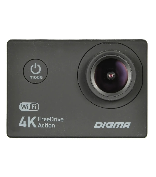Видеорегистратор Digma FreeDrive Action, 3840x2160, 2', Wi-Fi
